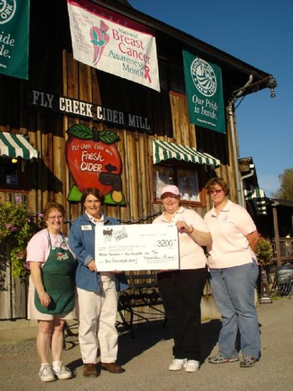 Fly Creek Cider Mill To Host Big Squeeze Weekend As Breast Cancer Fundraiser